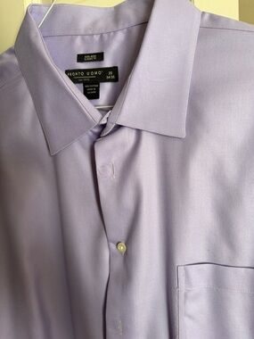 Pronto Uomo Light Lavender Solid Dress Shirt